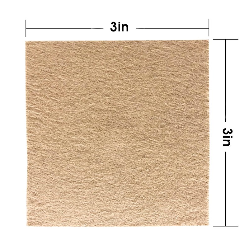 RadBizz Extra Durable Moleskin Patches - 3" x 3" 10