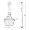 stonylab 150 ml Alcohol Lamp, Classic Style Glass Bunsen Burners