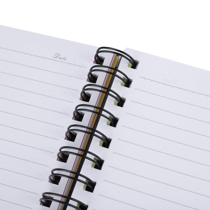 Notebook A5 B5 Diary Lined Spiral Notepad Spiral Notebook PVC