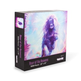 Toynk Roar of the Heavens Fantasy Lion Puzzle For Adults And Kids | Difficult 1000 Piece Jigsaw Puzzle Toy | Fun Quarantine Gift | Interactive Brain Teaser Challenge For Game Night | 28 x 20 Inches