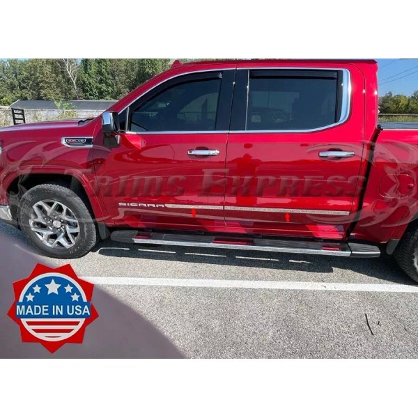 Trims Express-Made in USA Chrome Body Side Molding for 2019-2025