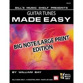 Guitar Tunes Made Easy: Large Print/Big Note Edition
