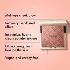 Kissed By The Sun - So Cheeky Blush by Iconic London for Women - 0.17 oz Makeup