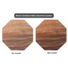 Marbco Sandstone Water Absorbent Hand Crafted Octagon Coasters for Drinks-