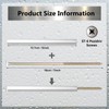 Otoolling 50 Pcs 7'' Gutter Screws with Square Metal Ferrule