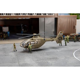 FALLER 131022 - Elicottero Militare - Traccia: H0 - Case & strutture per modellismo Ferroviario - Scala: 1:87