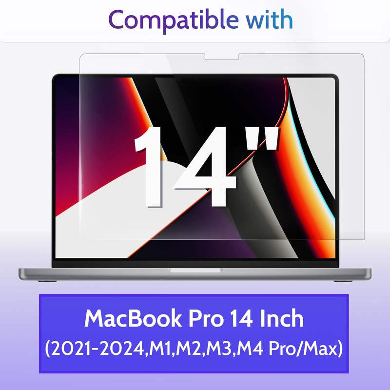 Peslv 3-Pack Anti Blue Light Screen Protector for MacBook Pro
