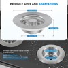 Stainless Steel Sink Plug & Drain Strainer Set - Rustproof,