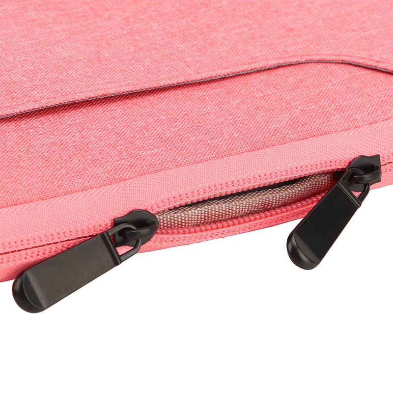 14.1‑15.4inch Laptop Hand Case Bag Metal Zipper Large Capacity Protective