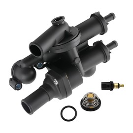902-319 68003582AB Engine Coolant Thermostat Housing Assembly for Dodge Journey Avenger Jeep Patriot, Water Outlet Thermostat Housing for Dodge Journey Avenger Chrysler 200 2.4L