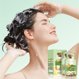 Natural Bubble Plant Hair Dye,New Botanical Bubble Hair Dye,Hair Dye Shampoo for Gray Hair for Women and Men,30ml 10Packs (Chestnut Brown, 300 ML)