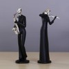 Musical Instrument Player Figurine Resin Musical Modern Sculpture Collectible Abstract
