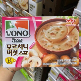 Bono Bono Mushroom Soup 18 Pieces Porcini Cream Corn / 보노 보노 버섯 스프 18개입 포르치니 크림 콘