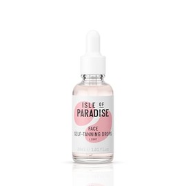 Isle of Paradise - Gotas para el rostro autobronceadoras ligeras (30 ml) para aadir gotas autobronceadoras al cuidado de la piel, ingredientes...     