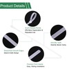 HARFINGTON 100pcs Reusable Cable Zip Ties, Plastic Nylon Ties Wraps,