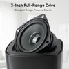 Saiyin Passive Bookshelf Speakers for Home Theater Surround Sound System,
