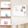 DOLLAR BOSS Magnetic Whiteboard, 24" x 18" Vintage White