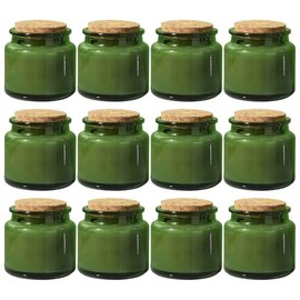 12-Pack Citronella Candles in Reusable Tins for Outdoor Ambiance