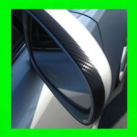 312 Motoring fits 2009-2012 Nissan Rogue Carbon Fiber Mirror Trim MOLDINGS 2PC 2010 2011 09 10 11 12
