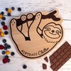 GRUSS & CO L7002 Wooden Board Sloth Shape Beech Wood