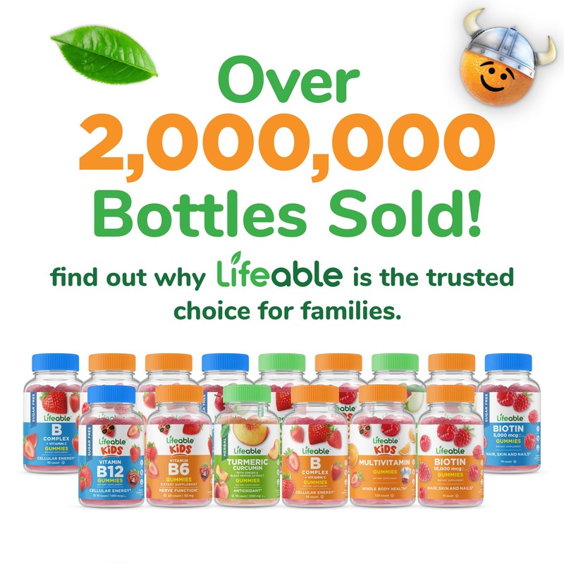 Lifeable Vitamin B Complex for Kids | with VIT C