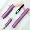 Hongdian Pink Forest Metal Fountain Pen, Beautiful Tree Texture Fine
