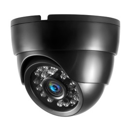 Fuers 5MP Dome Surveillance Camera, Analog TVI AHD CVI XVI CVBS CCTV Security Camera Outdoor Indoor, Human Detection, 80Ft Night Vision,Weatherproof Camera for Analog Surveillance DVR