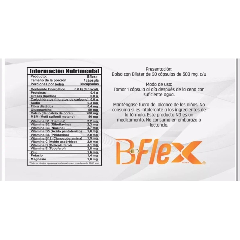 Bflex Ultraadvance 10 Pz Con 30 Caps De 500 Mg