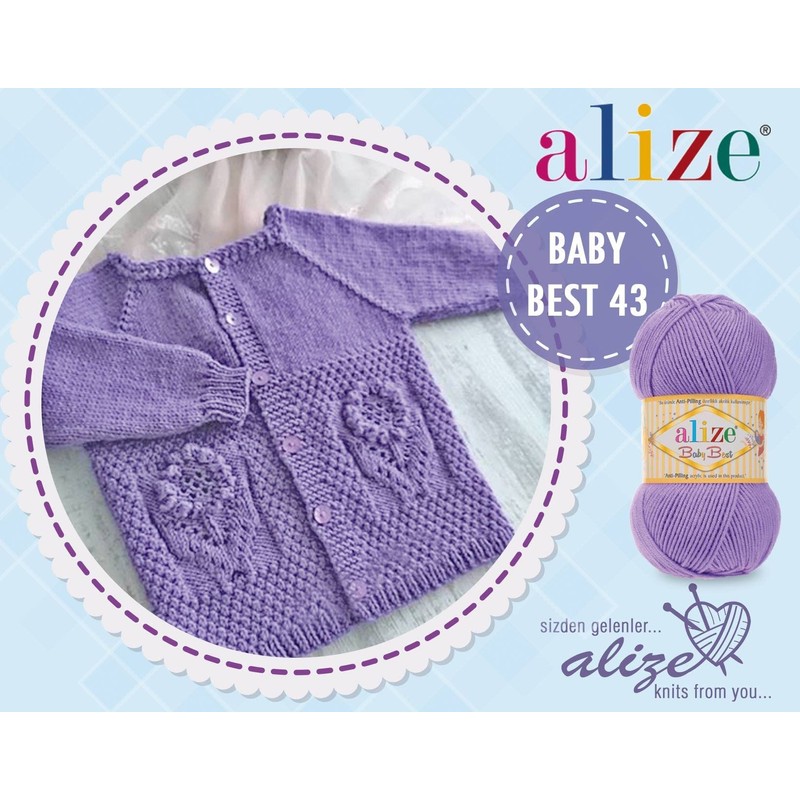 Alize Baby Best Batik, 5 x 100 g Knitting Wool,