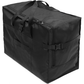RicoRich Travel Duffle Bag,120L Foldable Heavy Duty Overnight Bag, For Spirit Airlines, Larger Size Carry on Luggage Sport Duffel for Weekender/Vacation/Camping/Beach/Tent(Black)