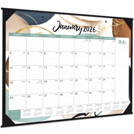 2026 Desk Calendar - Large 2026 Desk Calendar 22'' x 17'', Jan 2026 - Dec 2026, 12 Months Calendar 2026, Desk Pad, Large Ruled Blocks, Notes Section, Great Desk/Wall Calendar Organizer