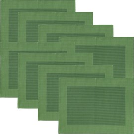 Erwin Müller Place Mats Pack of 8 Green Size 33 x 45 cm