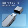 TRkin SDカードリーダーUSB 3.0 4 in 1カードリーダーSD/TF同時読み書きサポートOTG高速伝送多機能カメラアダプタMacOS WindowsサポートパソコンSD microSD SDXC SDHCなど（シルバーグレー）