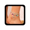 Cimenexe Bohemian Layered Turtle Ankle Bracelet Silver Sea Turtle Ankle