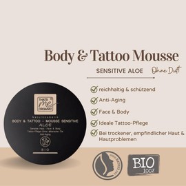 Thats me Organic® Sensitive Body Butter & Tattoo Care 100 ml Vegan Natural Cosmetics & Tattoo Cream