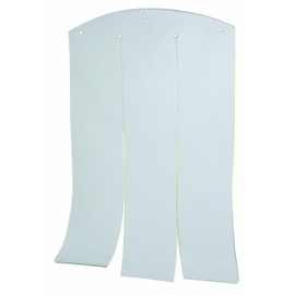 TRIXIE Natura Vinyl Door Flaps Large Cottage Dog House, Clear Plastic, 14.75 x 21.5 inch, (39593)