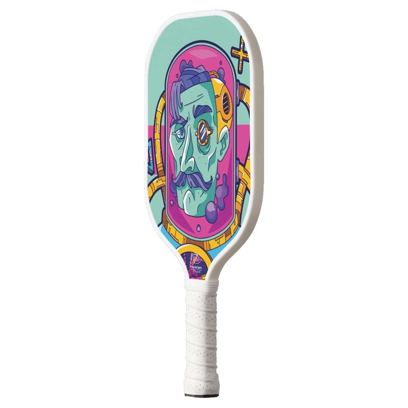 TigerTail Sports Android Man Colorful Design Pickleball Paddle, USA Pickleball