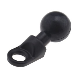 eMagTech Aluminiumlegierung, Kugelhalterung, abgewinkelter Schraubenkopf-Adapter, Kugelbasis, kompatibel mit RAM-Halterungen, B-Größe, 2,5 cm, Motorrad-Handyhalterung