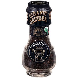 Drogheria & Alimentari Organic Black Pepper Corns Mill 1.59 oz (Pack of 2)