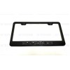 License Plate Frame 1pc 3D EVOQUE Emblem Badge BLACK Stainless