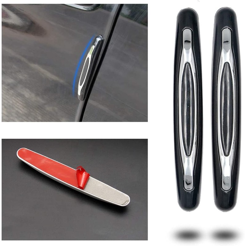 MASO 4X Car Door Edge Protective Strips Bumper Guard Anti-collision
