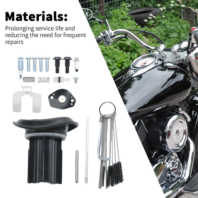 Vkinman 2Pcs Carburetor Repair Kits, Motorcycle Carburetor Repair Kit with