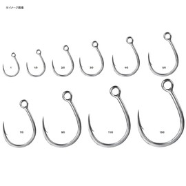 BKK Lone DIABLO 8091-HG 1 Lone Diablo/Blue GT Tuna Diving Pencil Popper Plug Single Hook (Silver, 1/0)