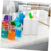 Ciieeo 3Pcs Reagent Bottles with Cap Hdpe Chemical Sample Containers