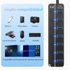 Hub USB 3.0 Splitter,7 Puertos Multi USB 3.0 Hub Splitter