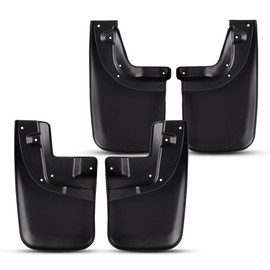 CHEDA Mud Flaps Guards Splash Molded Compatible with 2005 2006 2007 2008 2009 2010 2011 2012 2013 2014 2015 Toyota Tacoma 4 Piece Front Rear w Flares