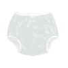 Haian Adult Incontinence Pull-on Plastic Pants 3 Pack (3X-Large, Transparent White)