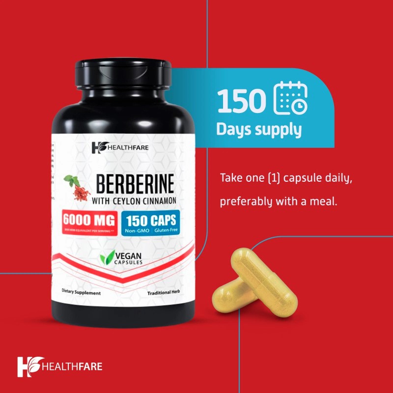Berberine with Ceylon Cinnamon 5000mg