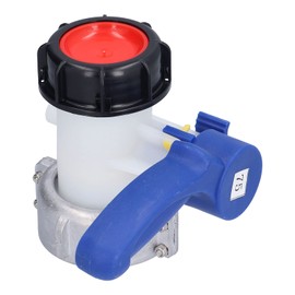 Ibc Tote Valve, DN50 75mm Coarse Thread Valve Tap Ibc Tank Replacement Valve ABS + Aluminum Alloy for IBC Tank, Chemical Barrels