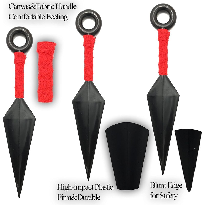 Kunai Ninja Cosplay, Props Ninja Themed Costume, Plastic, Cosplay Accessories
